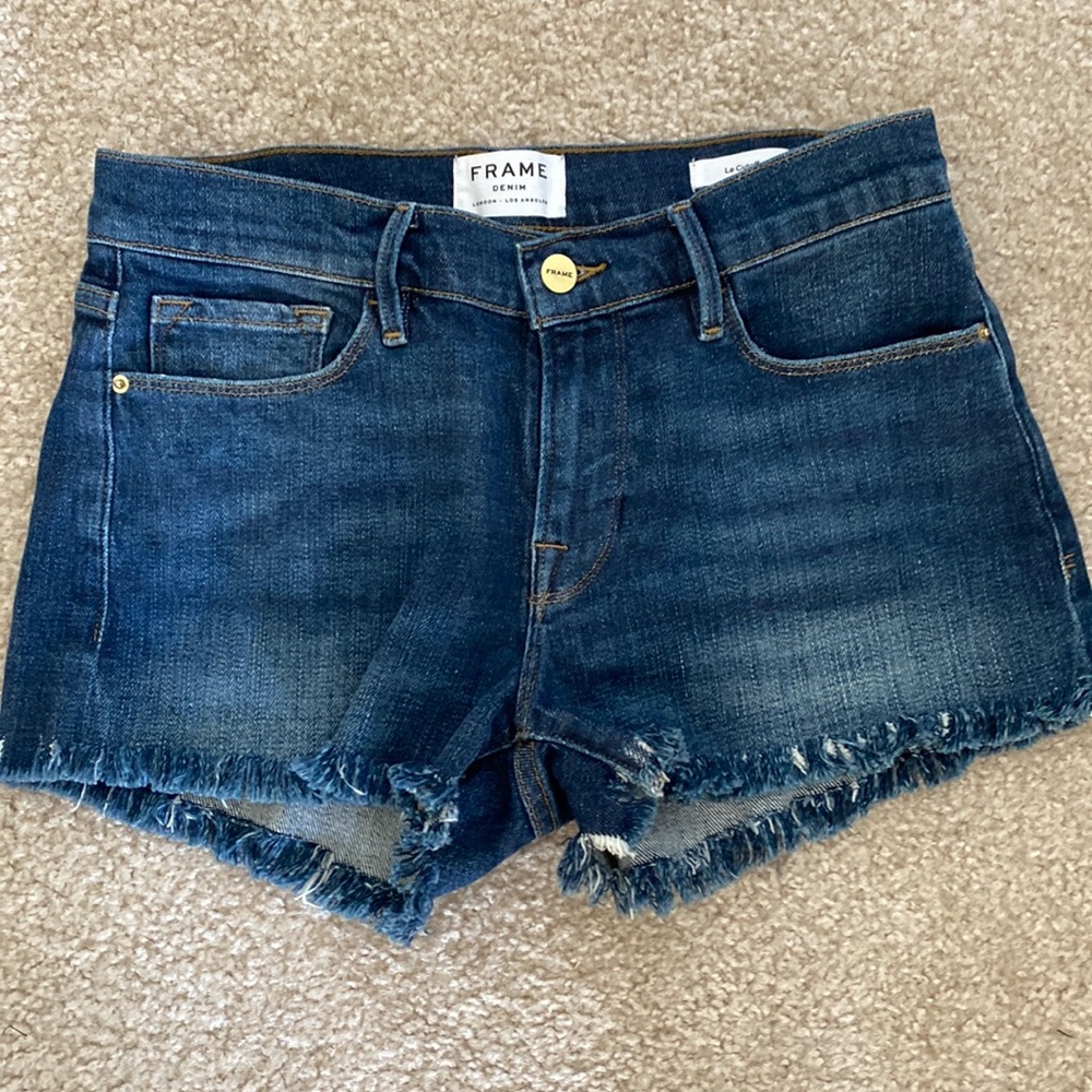 Frame le cut off denim short size 27